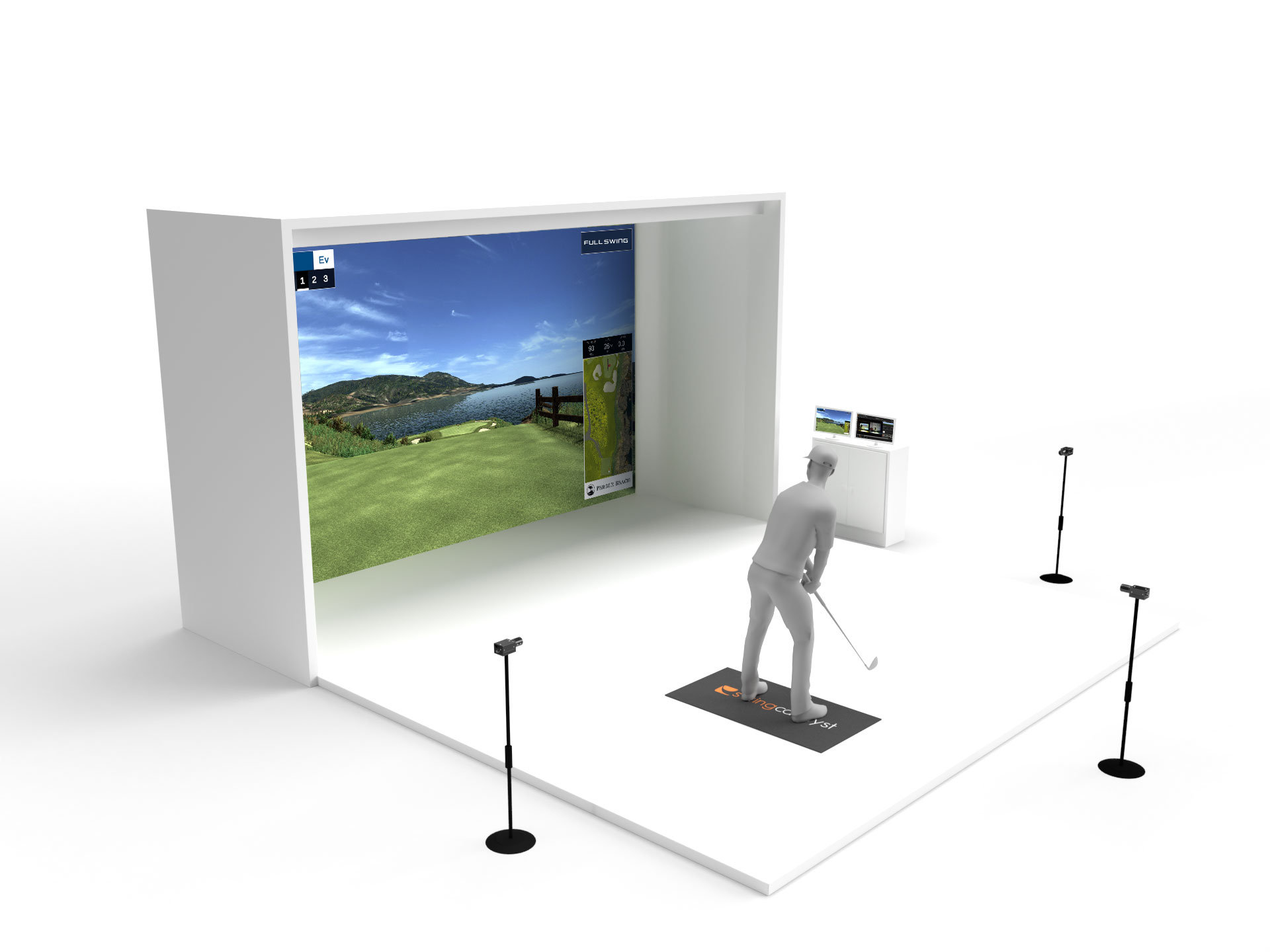 P-325A_Swing-Catalyst_White-With-Golfer-Current-View_GCS