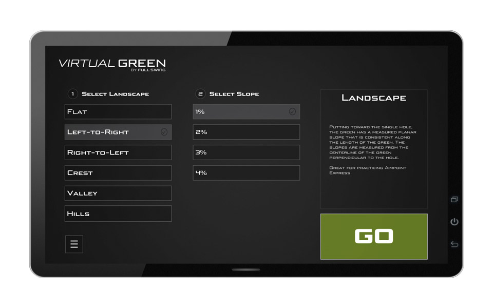 Virtual-Green-User-Interface